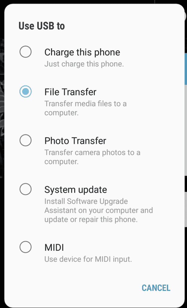 android file transfer