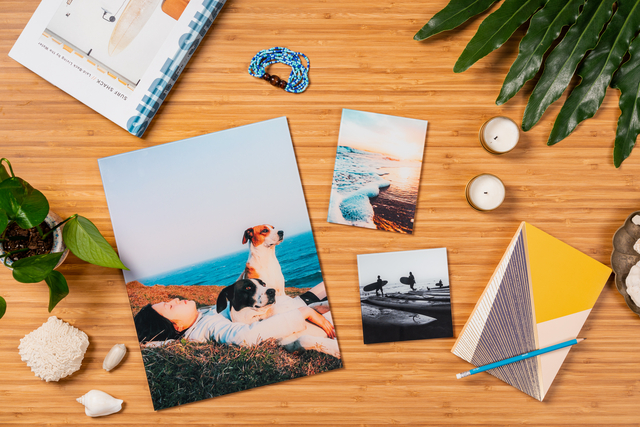 Be picky about which vacation photos you display. 