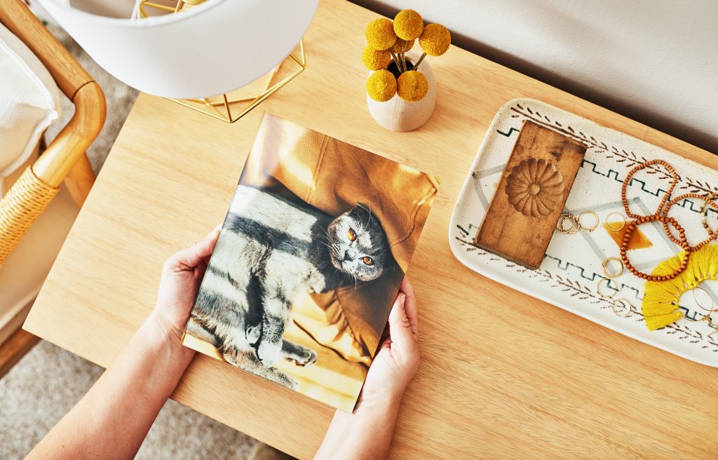 Print your 365 photo diary photos on glass