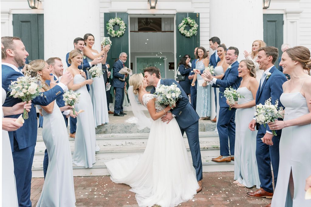 Wedding shot list: Bride and groom ceremony exit