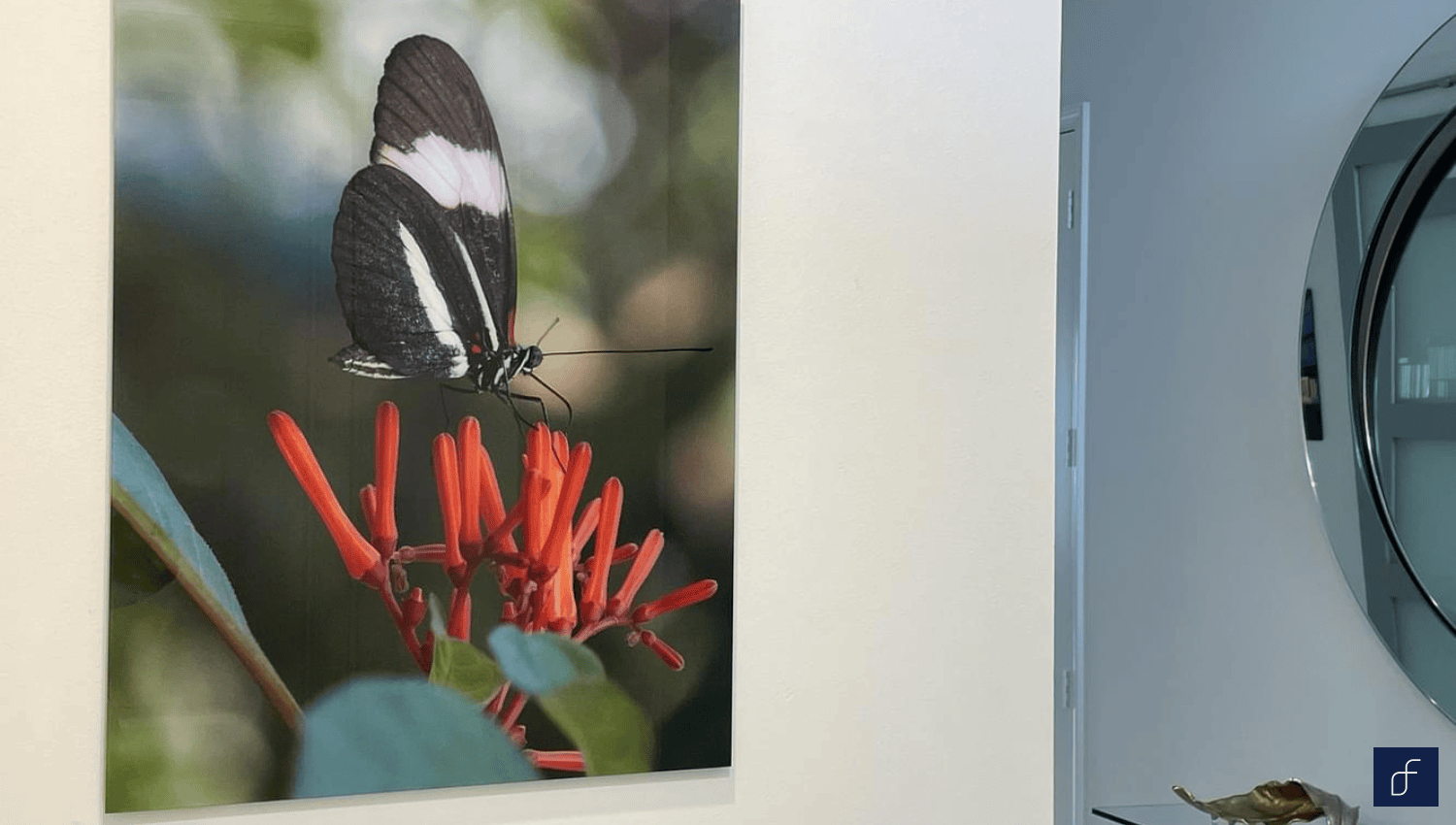 nature-inspired hotel room wall prints