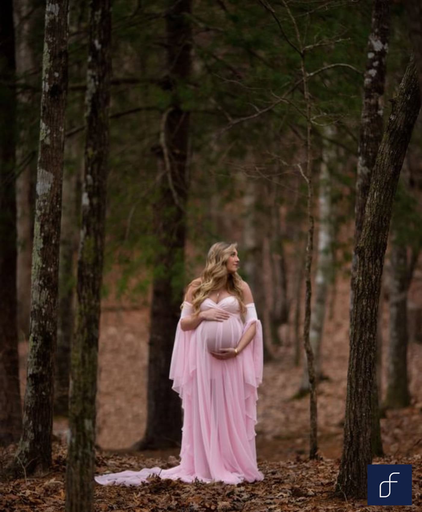 forest pregnancy photoshoot idea