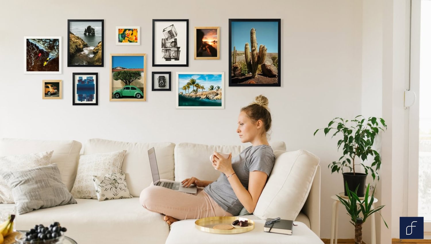 how to create a travel gallery wall