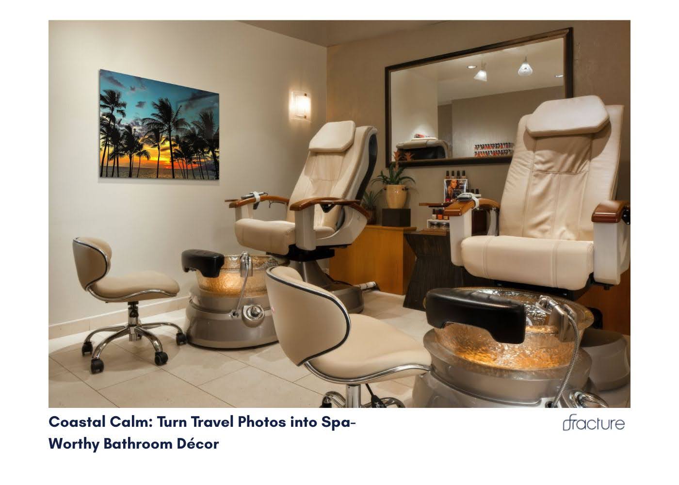 Coastal Calm: Turn Travel Photos into Spa-Worthy Bathroom Décor