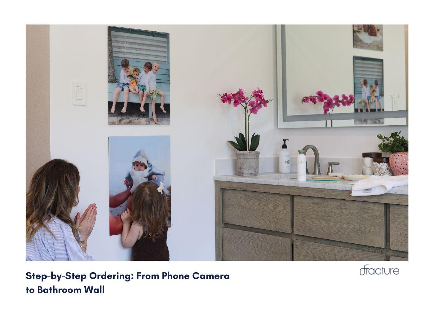Print Phone Photos: Custom Bathroom Wall Art & Glass Prints Guide