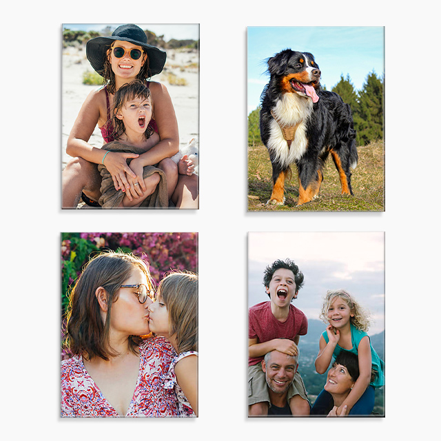 Mom Moments Bundle is a set of 4 of our bestselling print Medium print size. Capture all mom's favorite moments in a single gift.